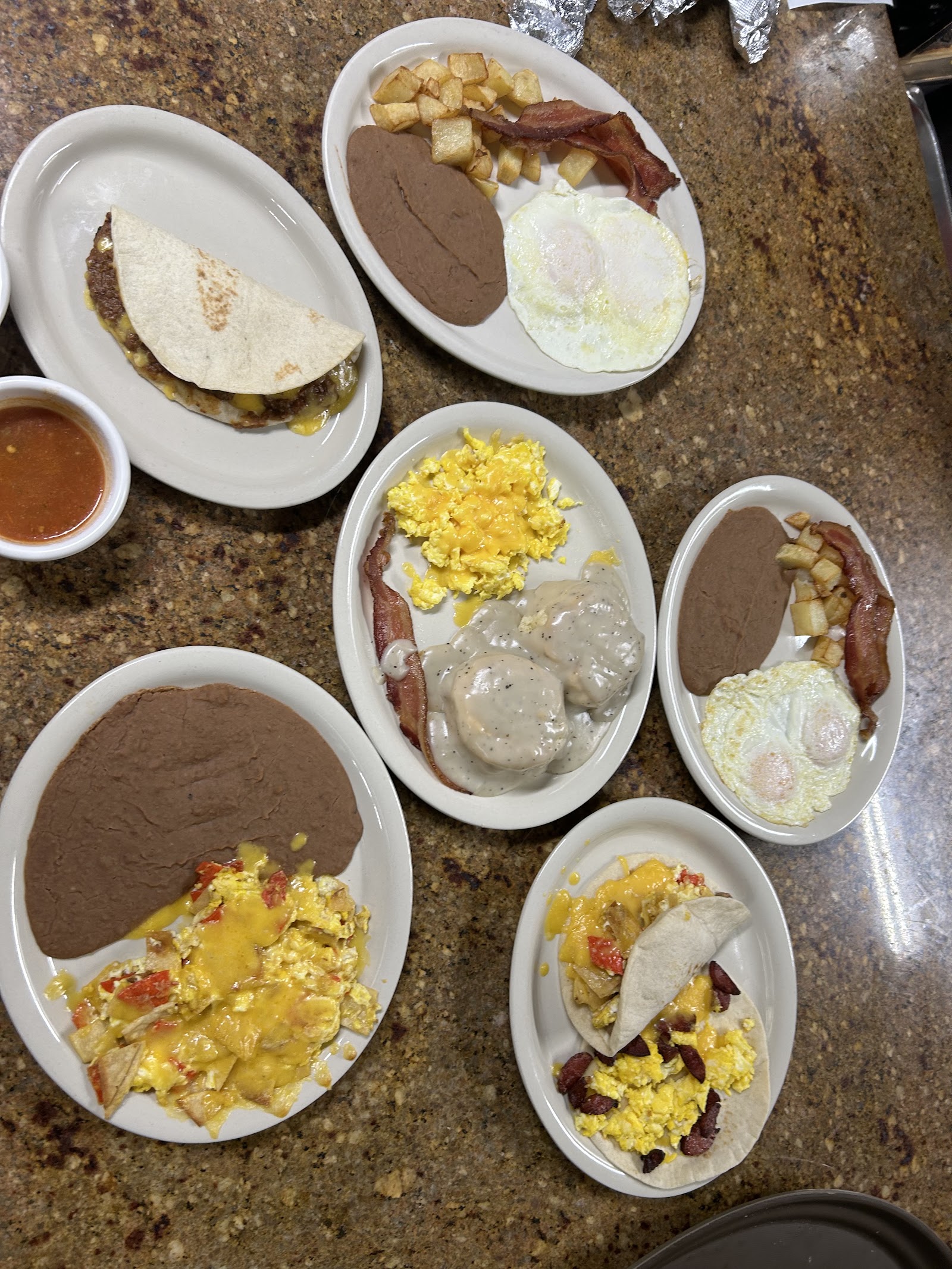 Homestyle Tex-Mex dish at Amaya's Mexican Restaurant